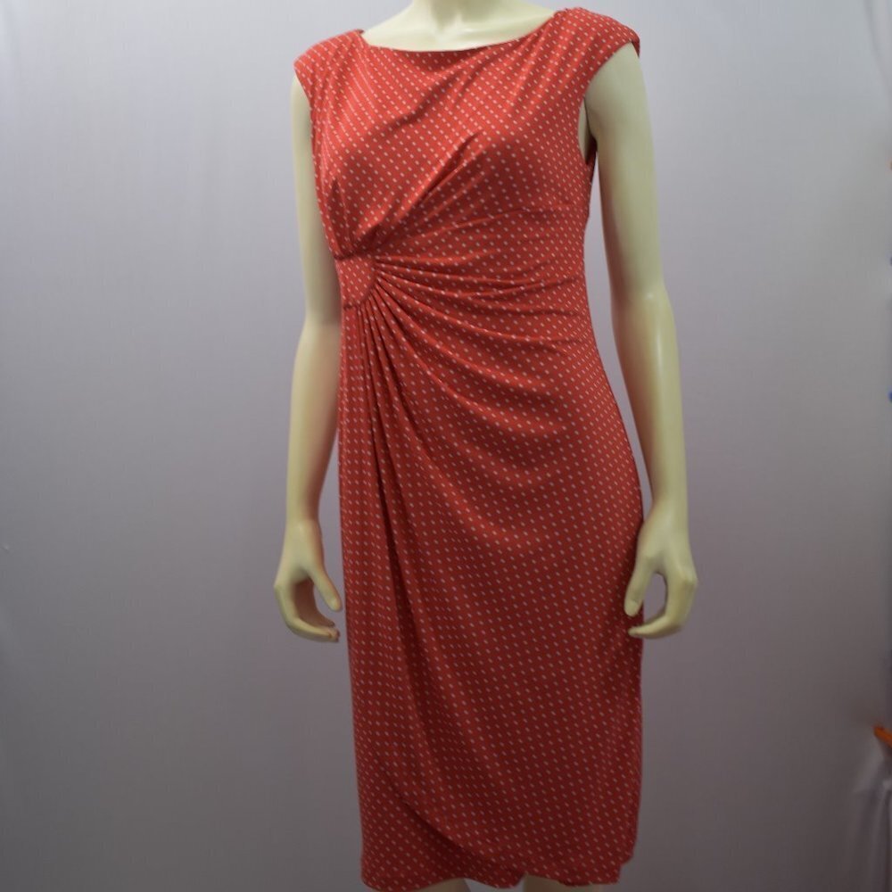DRESS BARN SIGNATURE SADIE POLKA DOT DRESSβ SZ 10
